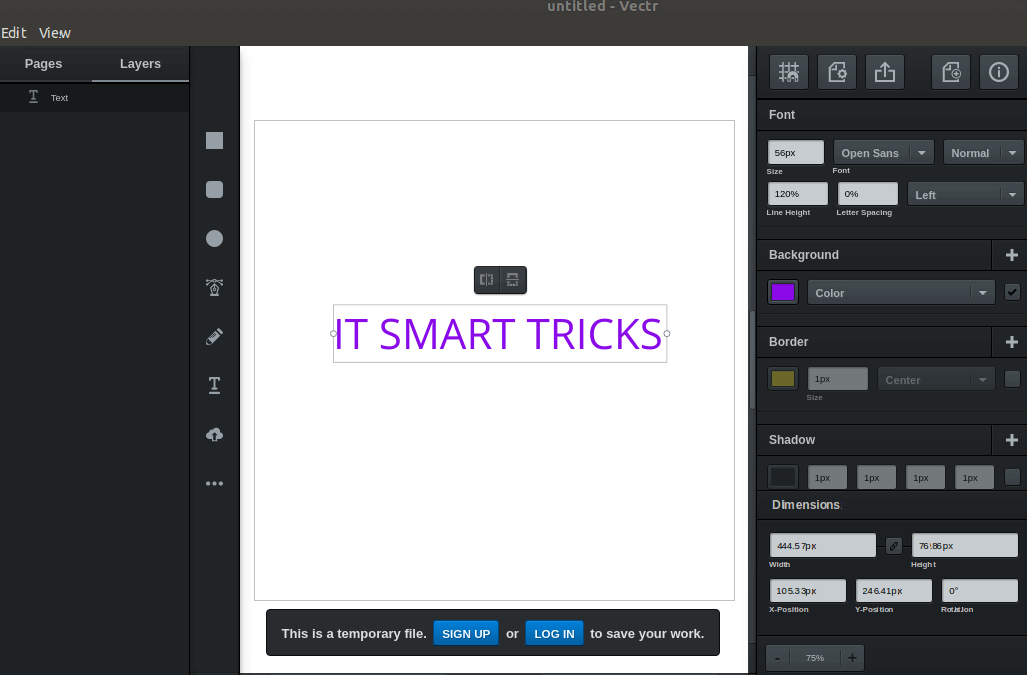 How to install vectr vector graphics editor in ubuntu 18 04 free
