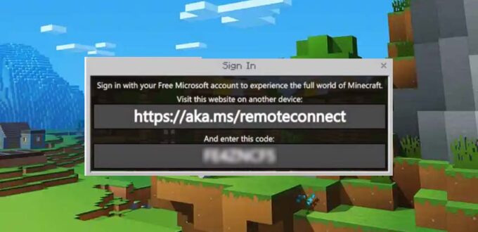 How to fix out https//aka.ms/remoteconnect Minecraft error?