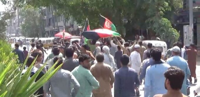 Afghanistan crisis highlights: Protest against Taliban banner turns violent in Jalalabad