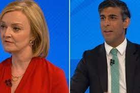 UK PM Hopefuls Sunak and Truss Clash Over Recession Warning in Debate