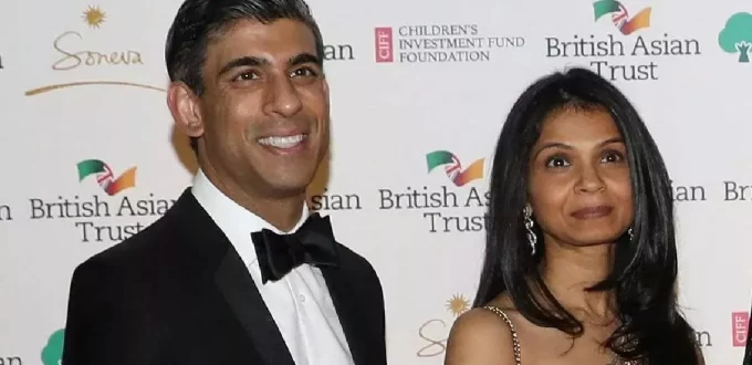 Rishi Sunak, Wife Akshata Murty Debut On UK's 'Asian Rich List 2022'