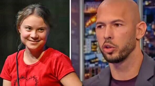 Greta Thunberg shuts Andrew Tate down with 'small d*** energy'.