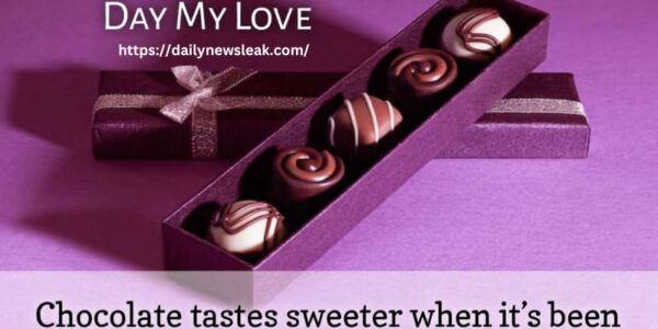 Chocolate tastes sweeter when it’s been shared with you. Happy chocolate day