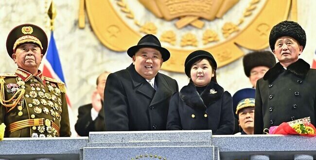 Kim Jong's Display At Big Parade: New Missiles, Daughter Ju Ae